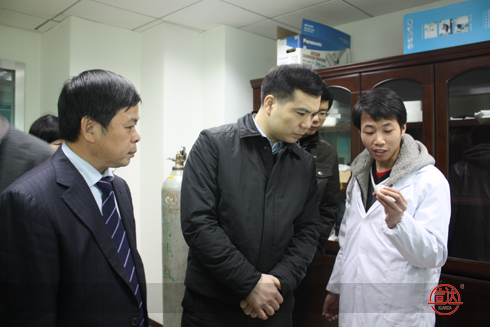 省经信委副主任吴家曦一行莅临华体官方-WANBO SPORTS
调研指导