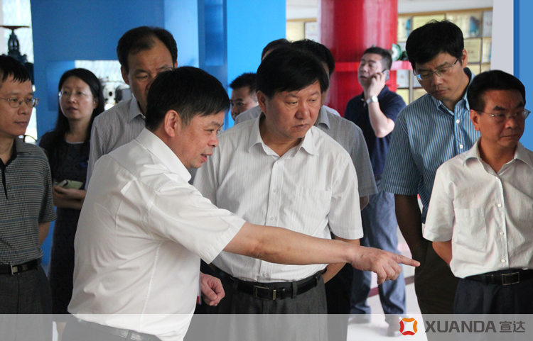 浙江省副省长毛光烈视察华体官方-WANBO SPORTS
